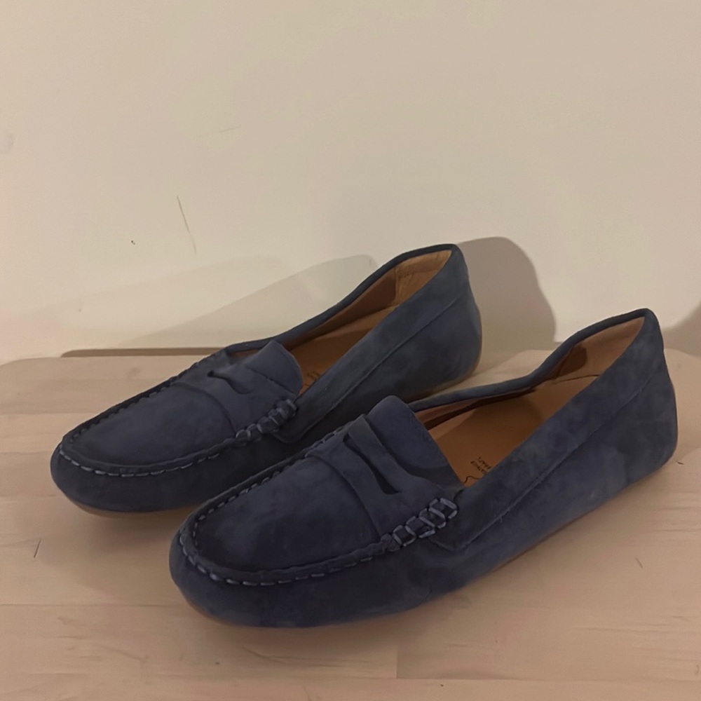 samuel hubbard blue loafers boys